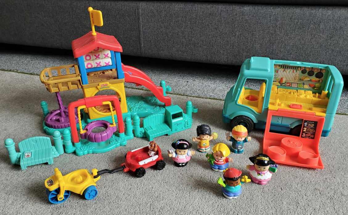 Little People playground and taco truck