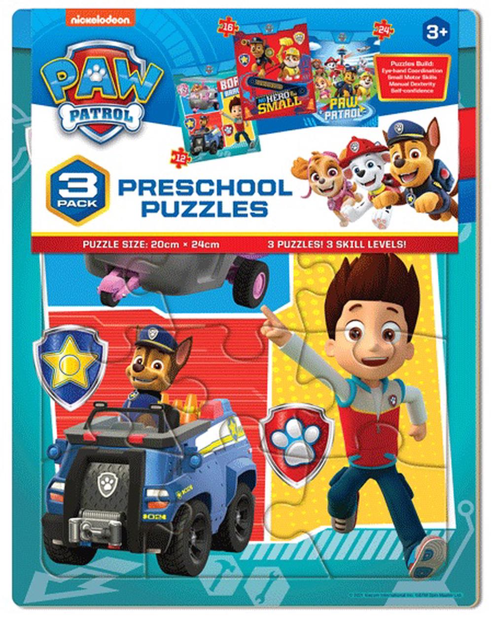 Paw Patrol Puzzles 3 Pack